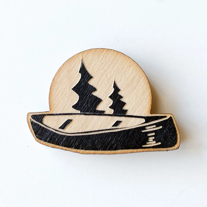REBELLES DES BOIS DESIGN Necklaces Aimant canot Rebelles des bois design