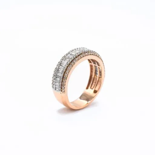 Rings Crown Jewels Coin 15 ctw Mens Baguette Diamond Band