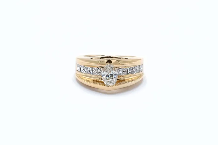 Rings Crown Jewels Coin 181 CTW Marquise Water Under the Bridge Diamond Ring