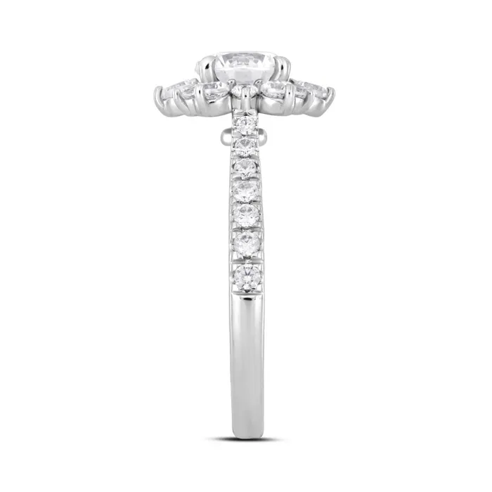 Rings Crown Jewels Coin LADIES RING 1 34CT ROUND DIAMOND 14K WHITE GOLD ROUND DIAMOND 1CT Rings Crown Jewels Coin LADIES RING 1 34CT ROUND DIAMOND 14K WHITE GOLD ROUND DIAMOND 1CT