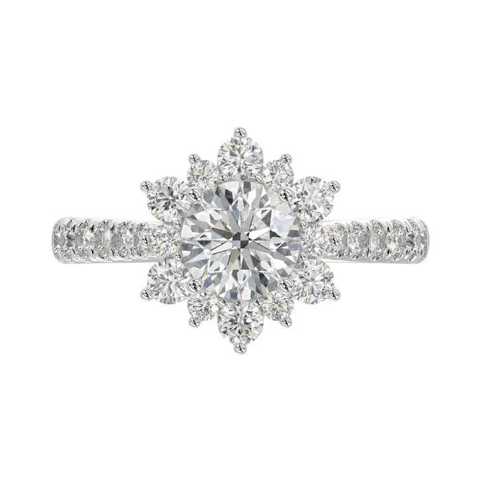 Rings Crown Jewels Coin LADIES RING 1 34CT ROUND DIAMOND 14K WHITE GOLD ROUND DIAMOND 1CT Rings Crown Jewels Coin LADIES RING 1 34CT ROUND DIAMOND 14K WHITE GOLD ROUND DIAMOND 1CT
