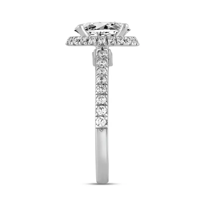 Rings Ethos LADIES RING 2 12CT ROUNDOVAL DIAMOND 14K WHITE GOLD CENTER STONE OVAL DIAMOND 2CT Rings Ethos LADIES RING 2 12CT ROUNDOVAL DIAMOND 14K WHITE GOLD CENTER STONE OVAL DIAMOND 2CT