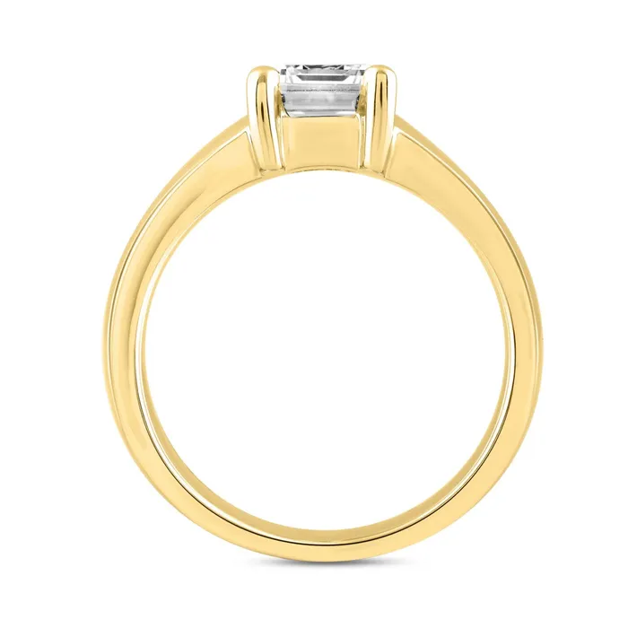 Rings Ethos LADIES RING 2CT RADIANT DIAMOND 14K YELLOW GOLD