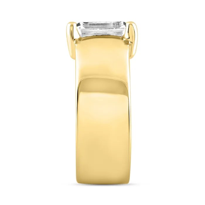 Rings Ethos LADIES RING 2CT RADIANT DIAMOND 14K YELLOW GOLD