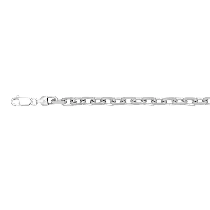 Rings Metal Marketplace Sterling Silver Rhodium Plating 63mm 24 Anchor Chain