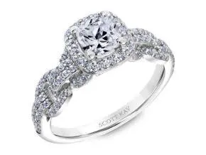 Rings Scott Kay Embrace Cushion Ring