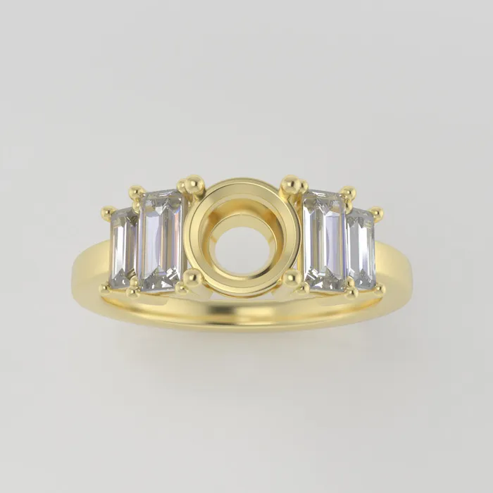 Rings VENVS The Portia 14k Yellow Size 675 Stone CU50 Purple Ring Box Custom Engraving 0 Rings VENVS The Portia 14k Yellow Size 675 Stone CU50 Purple Ring Box Custom Engraving 0