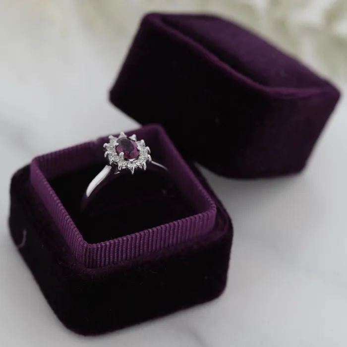 Rings VENVS The Portia 14k Yellow Size 675 Stone CU50 Purple Ring Box Custom Engraving 0 Rings VENVS The Portia 14k Yellow Size 675 Stone CU50 Purple Ring Box Custom Engraving 0