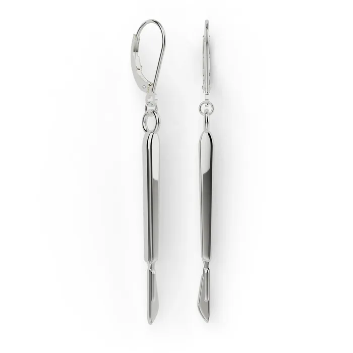 sciencejewelry1824 Earrings scalpel earrings silver