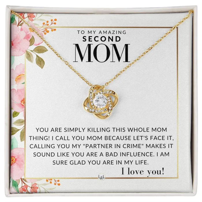 Second Mom Gift Your Killing it Present for Stepmom Bonus Mom Second Mom Unbiological Mom or Other Mom Great For Mothers Day Christmas Her Birthday Or As An Encouragement Gift ShineOn Fulfillment Necklaces Second Mom Gift Your Killing it Present for Stepmom Bonus Mom Second Mom Unbiological Mom or Other Mom Great For Mothers Day Christmas Her Birthday Or As An Encouragement Gift ShineOn Fulfillment Necklaces