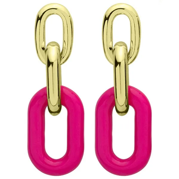 SHEILA FAJL Shakedown Earrings Resin Gold Earrings