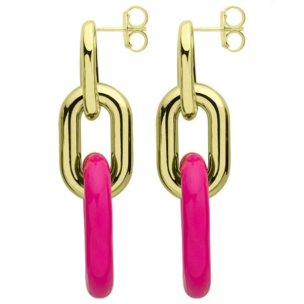 SHEILA FAJL Shakedown Earrings Resin Gold Earrings