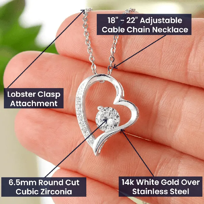 ShineOn Fulfillment Necklaces Dreams Come True Gift for Future Wife For My Bride to Be From the Groom to Be Heart Pendant Necklace
