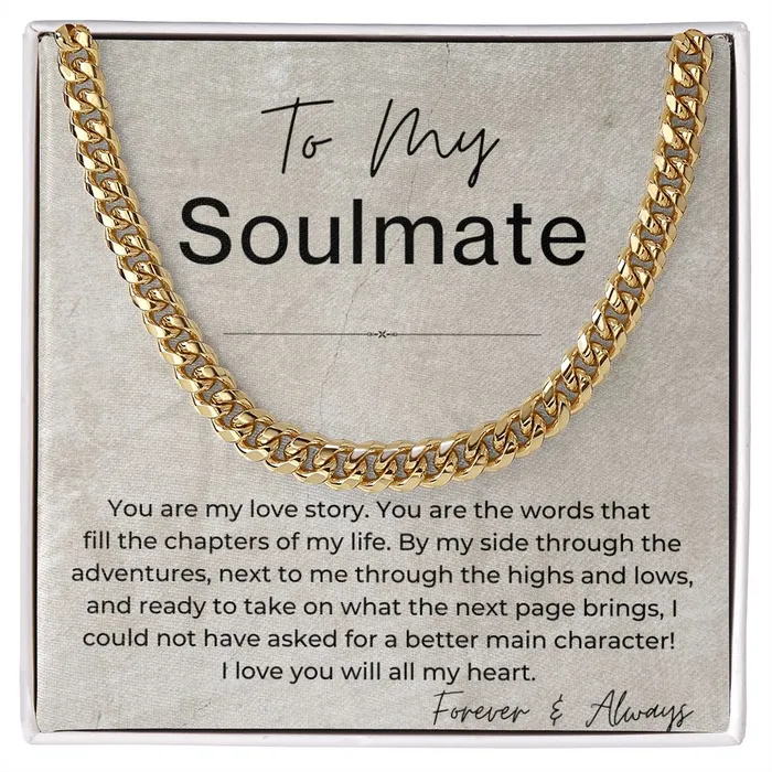 ShineOn Fulfillment Necklaces I Love You With All My Heart Gift for Soulmate Linked Chain Necklace ShineOn Fulfillment Necklaces I Love You With All My Heart Gift for Soulmate Linked Chain Necklace