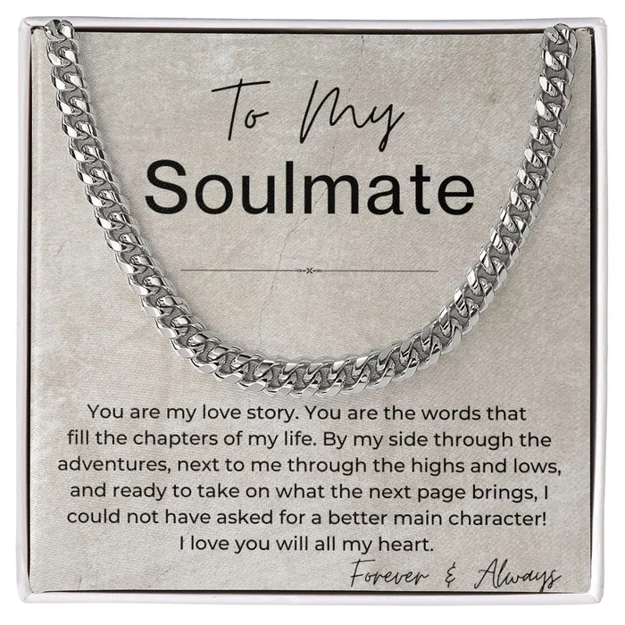 ShineOn Fulfillment Necklaces I Love You With All My Heart Gift for Soulmate Linked Chain Necklace