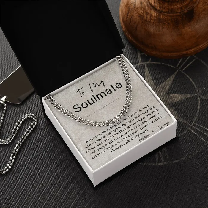 ShineOn Fulfillment Necklaces I Love You With All My Heart Gift for Soulmate Linked Chain Necklace