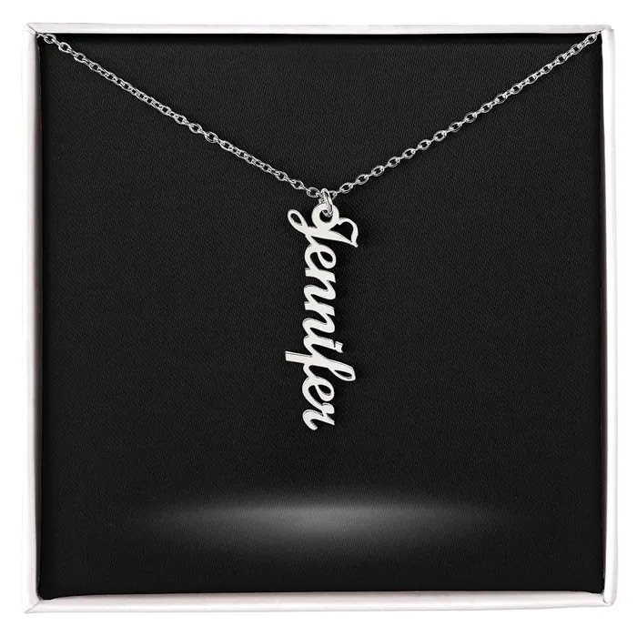 ShineOn Fulfillment Necklaces Multiple Name Necklace and Personal Message Card
