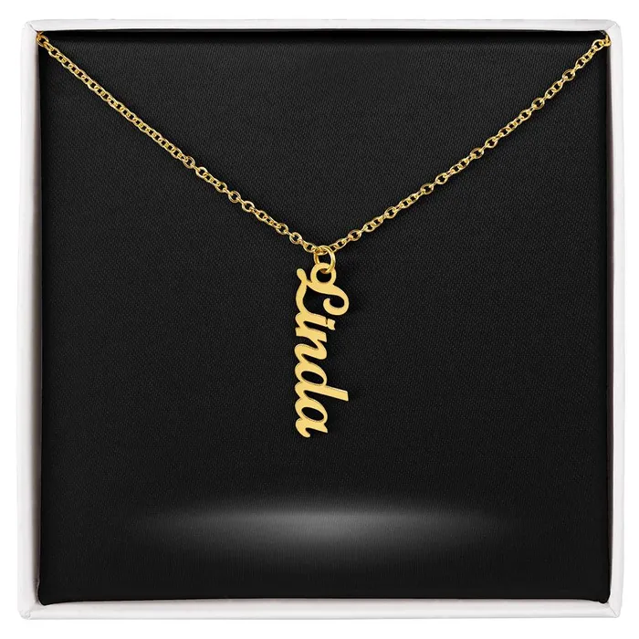ShineOn Fulfillment Necklaces Multiple Name Necklace and Personal Message Card