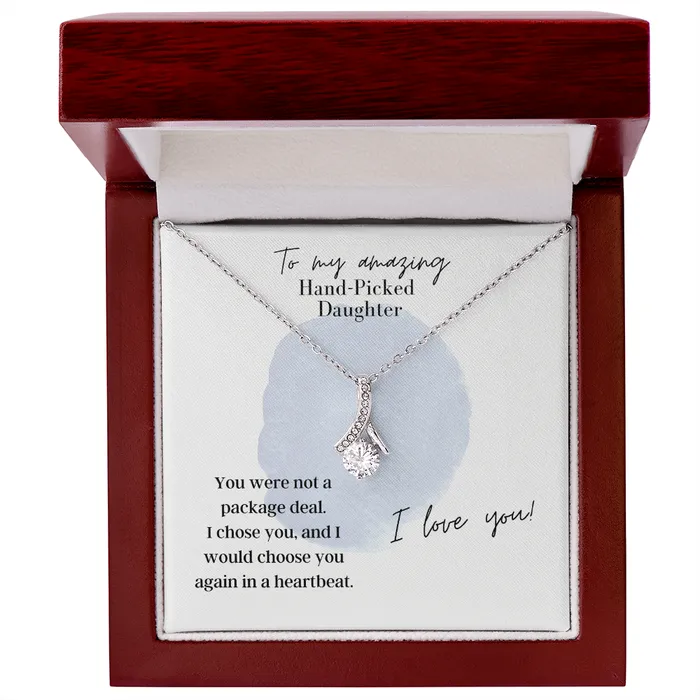 ShineOn Fulfillment Necklaces To My Amazing Hand Picked Daughter Alluring Beauty Necklace