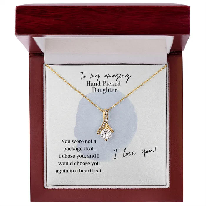 ShineOn Fulfillment Necklaces To My Amazing Hand Picked Daughter Alluring Beauty Necklace
