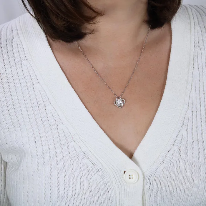 ShineOn Fulfillment To My Boyfriends Mom Thank You for Raising the Man of My Dreams Knot Pendant Necklace For Your Boyfriends Mom Necklaces