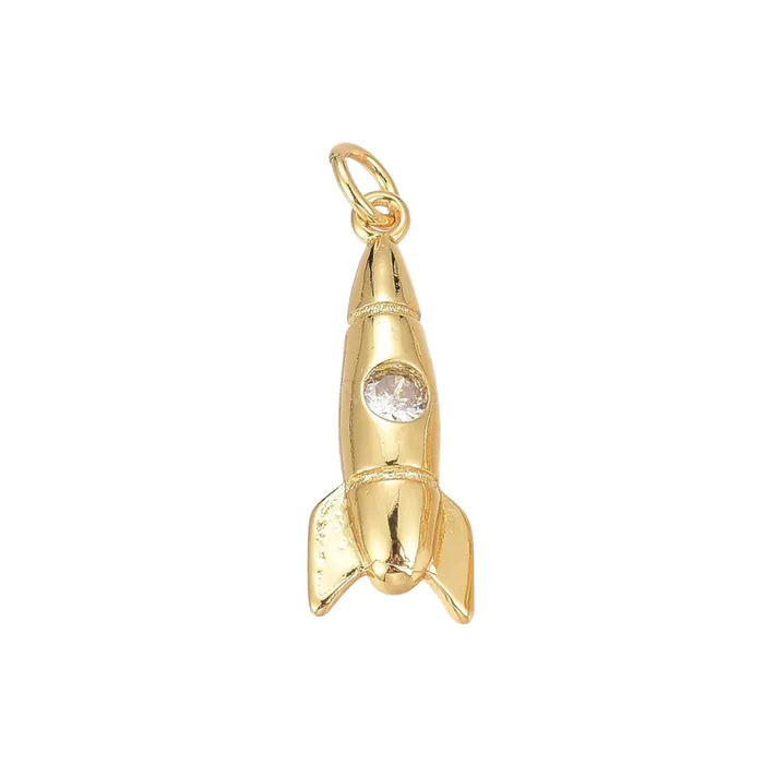 Small rocket charm pau jewelry Charm Necklaces