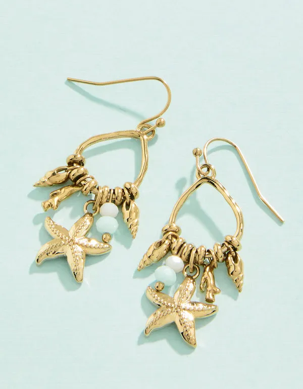 Spartina 449 Earrings SP Starfish Earrings