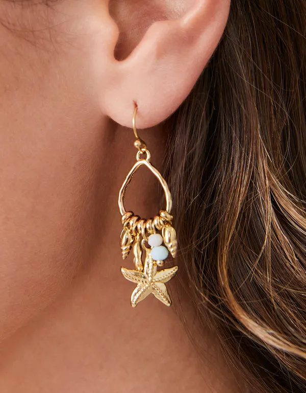 Spartina 449 Earrings SP Starfish Earrings Spartina 449 Earrings SP Starfish Earrings