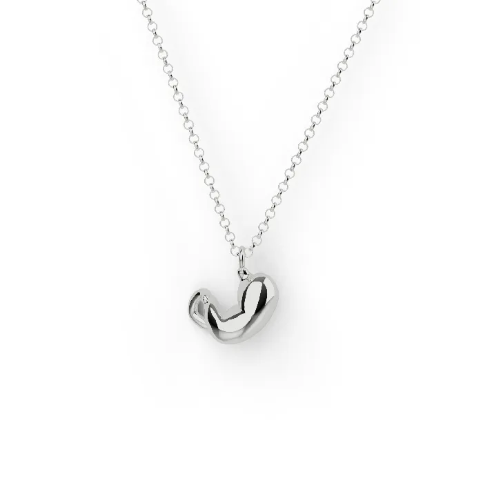 stomach necklace silver sciencejewelry1824 Necklaces