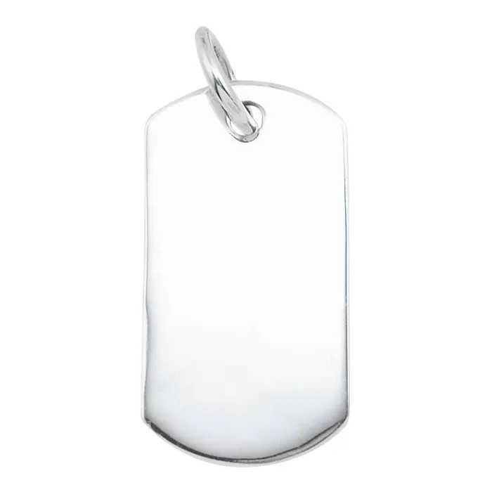 Teeda Charm Necklaces P1100 Dog Tag Charm