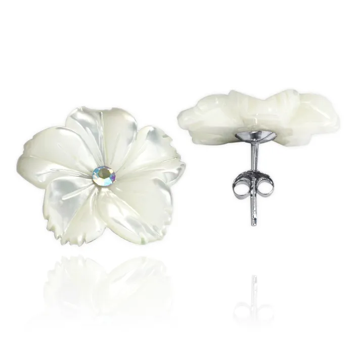 Teeda EP7029 Adenium Stud Earrings Earrings