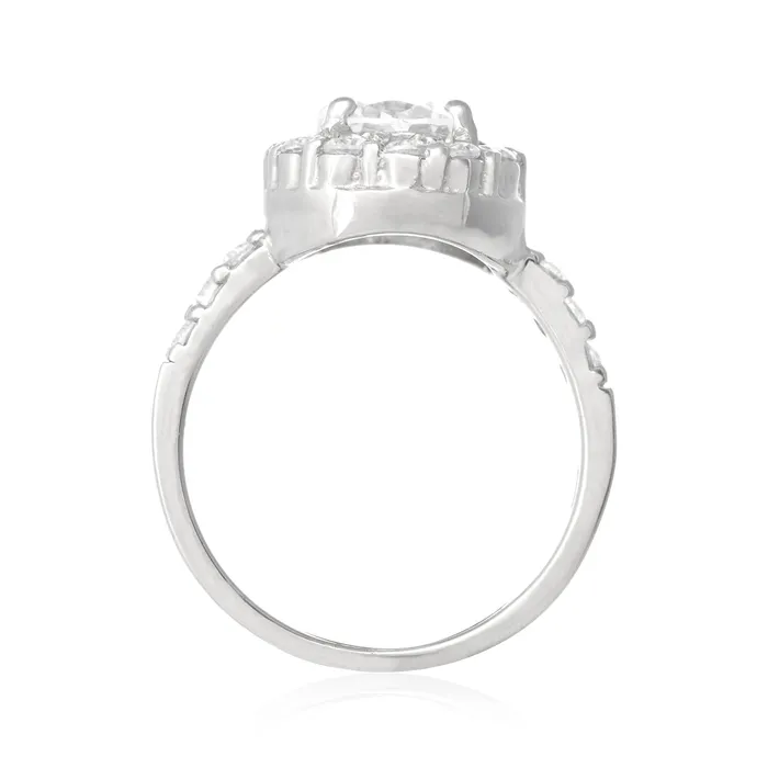 Teeda Rings RZ2360 CZ Topiary Crown Ring