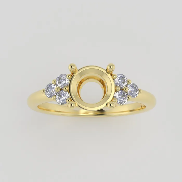 The Calisto 14k Yellow Size 75 Stone OV16 Antelope Ring Box Custom Engraving 0 VENVS Rings The Calisto 14k Yellow Size 75 Stone OV16 Antelope Ring Box Custom Engraving 0 VENVS Rings