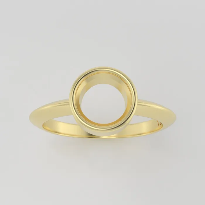 The Leda 14k Yellow Size 6 Stone MOS286 Green Ring Box Custom Engraving 0 VENVS Rings The Leda 14k Yellow Size 6 Stone MOS286 Green Ring Box Custom Engraving 0 VENVS Rings