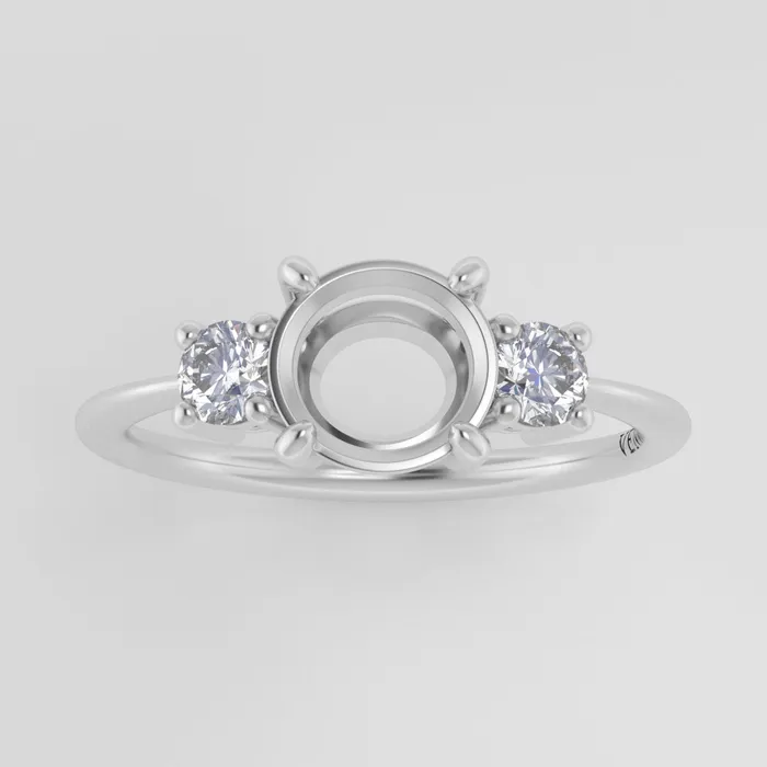The Orion 14k White Size 11 Stone OV27 Antelope Ring Box Custom Engraving 0 VENVS Rings The Orion 14k White Size 11 Stone OV27 Antelope Ring Box Custom Engraving 0 VENVS Rings