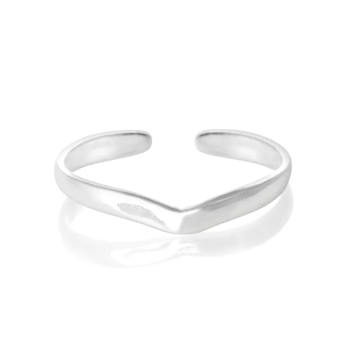 TR2010 V Toe Ring Teeda Rings