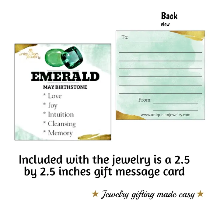 Uniquelan Jewelry Rings Raw Emerald Stone Ring Uniquelan Jewelry Rings Raw Emerald Stone Ring