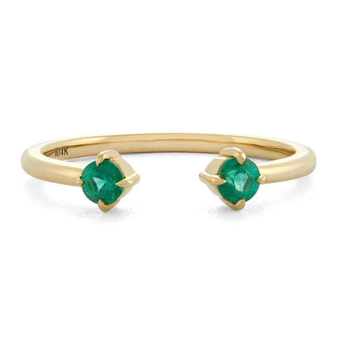 Valerie Madison Fine Jewelry Rings Dua Emerald Ring
