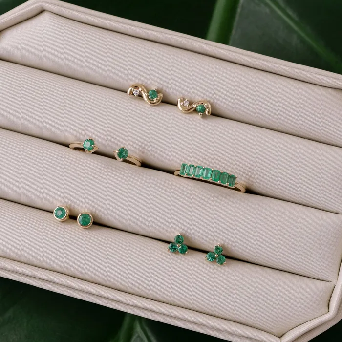 Valerie Madison Fine Jewelry Rings Dua Emerald Ring