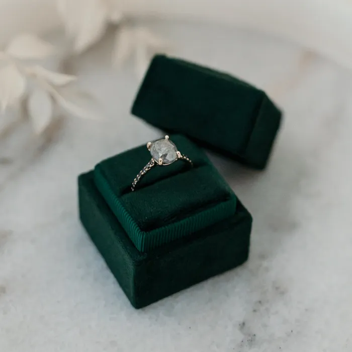 VENVS The Eclipse 14k White Size 75 Stone CU56 Rainforest Ring Box Custom Engraving 0 Rings VENVS The Eclipse 14k White Size 75 Stone CU56 Rainforest Ring Box Custom Engraving 0 Rings
