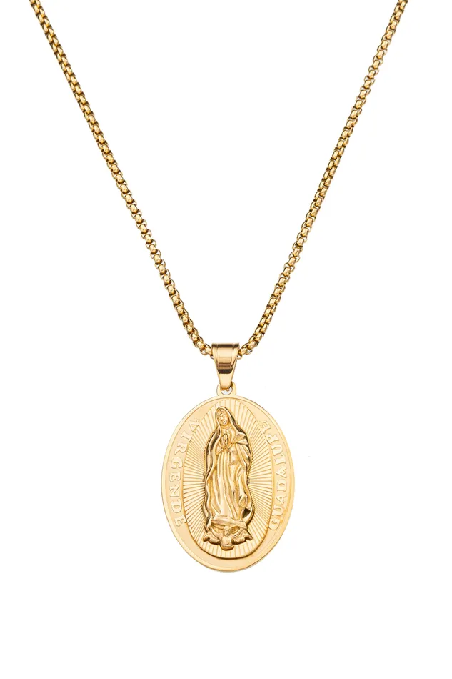 Virgin Guadalupe Necklace Eye Candy LA Necklaces