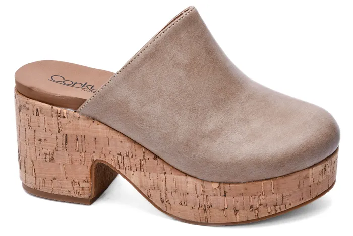 Watch Your Back Wedge Taupe Corkys Watches