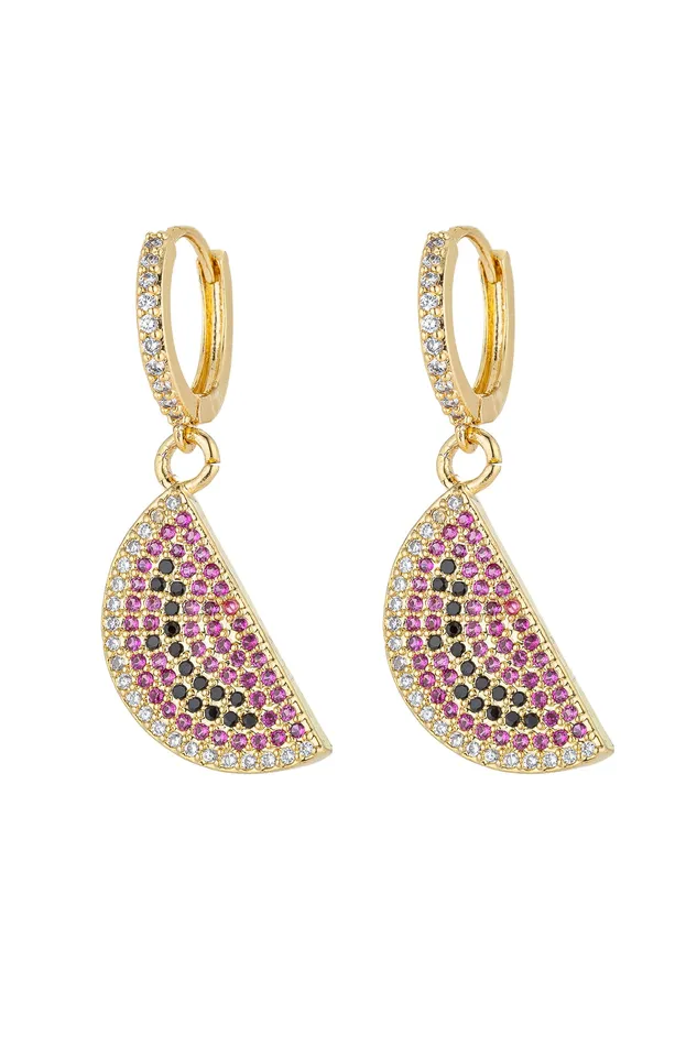 Watermelon Earrings Eye Candy LA Earrings
