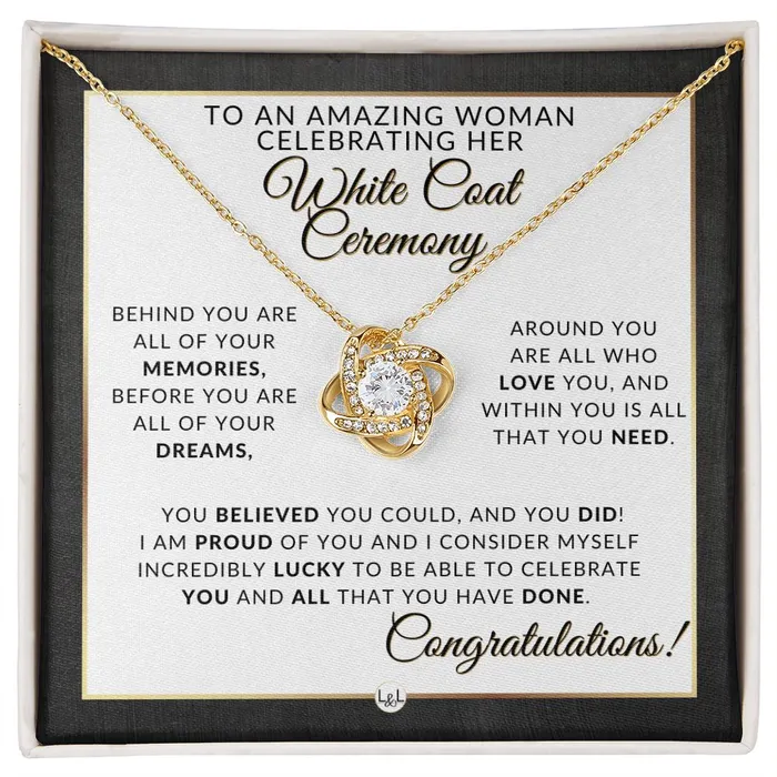 White Coat Ceremony Necklace for the Aspiring Medical Professional Pharmacy School Nurse Vet Dentist Veterinarian Physical Therapy Graduation ShineOn Fulfillment Necklaces White Coat Ceremony Necklace for the Aspiring Medical Professional Pharmacy School Nurse Vet Dentist Veterinarian Physical Therapy Graduation ShineOn Fulfillment Necklaces