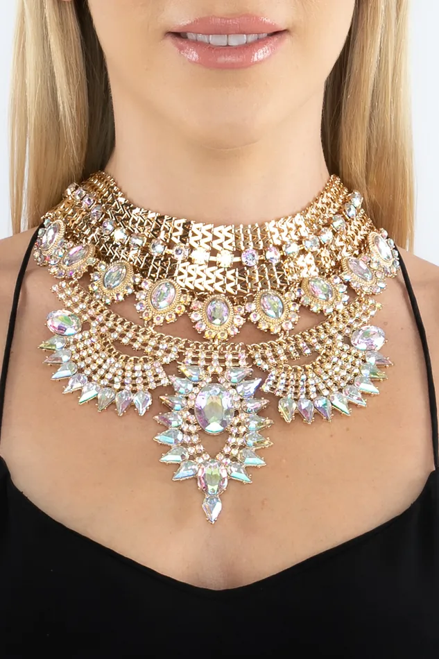 Zaniah Statement Necklace Eye Candy LA Necklaces